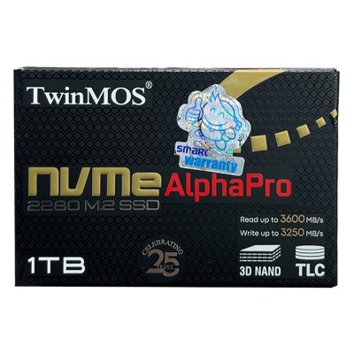 Twinmos AlphaPro 512GB M.2 2280 PCIe 3.0 x4 NVMe Internal SSD