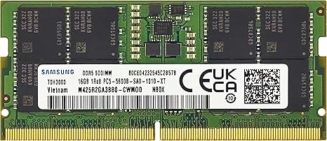 RAM Samsung 16GB DDR5 5600MHz BUS LAPTOP